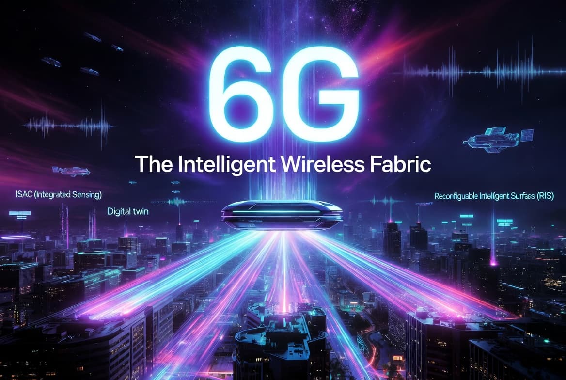 6G: Building the Intelligent, Sensing Wireless Fabric for 2030 and Beyond