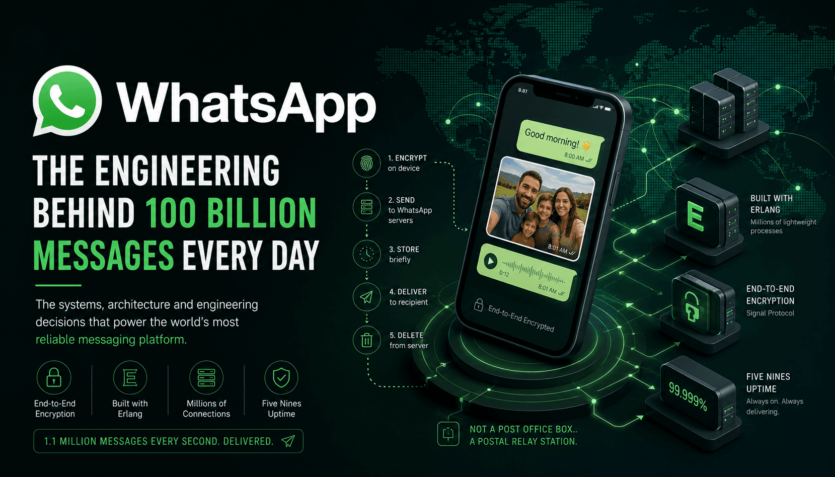 How WhatsApp Handles 100 Billion Messages a Day